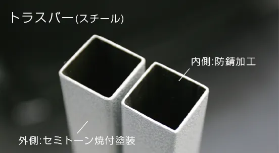 強くて錆びない柱フレーム