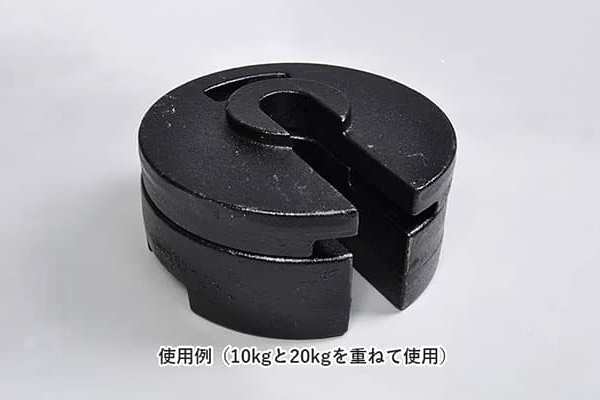 10kgテントウェイト[鋳物製] - 黒塗装 画像4