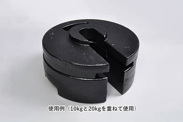 20kgテントウェイト[鋳物製] - 黒塗装 画像4