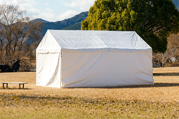 組立パイプテント 四方幕 軒高200cm 商品画像1