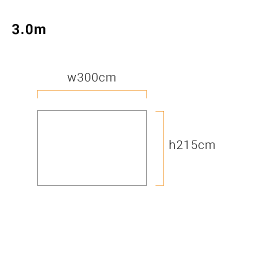 一方幕・イージーアップテント(3.0m)標準色