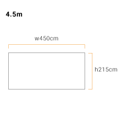 一方幕・イージーアップテント(4.5m)標準色