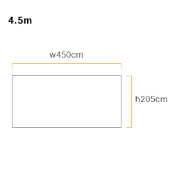 一方幕・イージーアップテント(4.5m)エコノミー